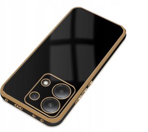 Etui do Xiaomi Redmi Note 13 | 13 4G GOLD GLAMOUR + Szkło OCHRONNE 9H 6