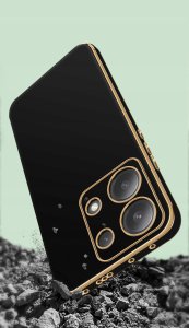 Etui do Xiaomi Redmi Note 13 | 13 4G GOLD GLAMOUR + Szkło OCHRONNE 9H 7