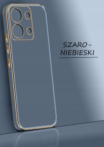 Etui do Xiaomi Redmi Note 13 Pro 4G GOLD GLAMOUR + Szkło OCHRONNE 9H 2