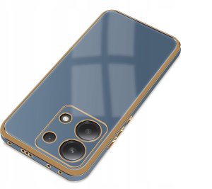 Etui do Xiaomi Redmi Note 13 Pro 4G GOLD GLAMOUR + Szkło OCHRONNE 9H 6