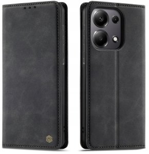 ETUI do Xiaomi Redmi Note 13 Pro 4G | SKÓRZANE PORTFEL BOOK CASE + Szkło 9H 3