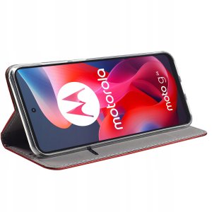 krainaGSM Etui do Motorola Moto G24 |G24 POWER |G04 SMART MAGNET CASE PORTFEL + SZKŁO 5