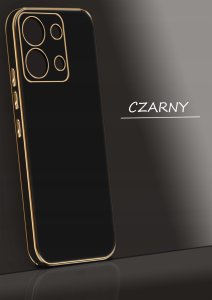 Etui do Xiaomi Redmi Note 13 Pro 4G GOLD GLAMOUR + Szkło OCHRONNE 9H 2
