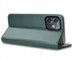 krainaGSM ETUI SKÓRZANE do OPPO A40 | A40M MAGNETYCZNE BOOK CASE TOKRA SZKŁO 9H 3