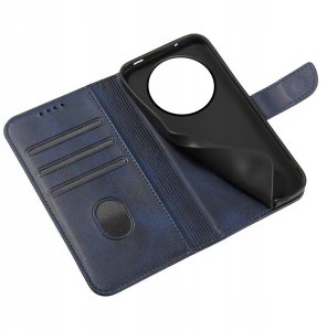 krainaGSM Etui do Oppo Reno 12 F 5G | 12 FS 5G | Skórzane PORTFEL SKIN CASE +Szkło 9H 5