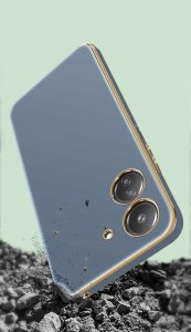 krainaGSM Etui do Xiaomi Redmi 13C | Poco C65 GOLDEDGE CASE + Szkło 9H 6