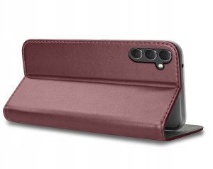 krainaGSM ETUI SKÓRZANE do Samsung Galaxy M55 5G MAGNETYCZNE BOOK TOKRA SZKŁO 3