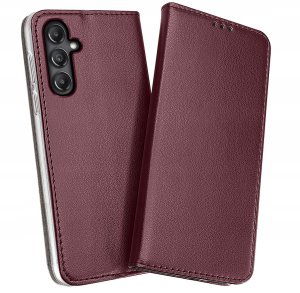 krainaGSM ETUI SKÓRZANE do Samsung Galaxy M55 5G MAGNETYCZNE BOOK TOKRA SZKŁO 5