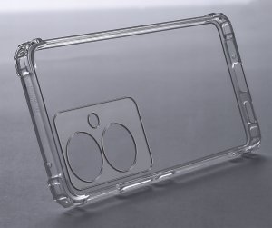 Etui do Oppo Reno 11F 5G ANTI-SHOCK CLEAR CASE + Szkło OCHRONNE 9H 6