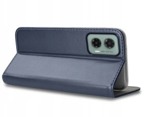 krainaGSM ETUI SKÓRZANE do Motorola Moto G35 5G MAGNETYCZNE BOOK CASE TOKRA SZKŁO 9H 3
