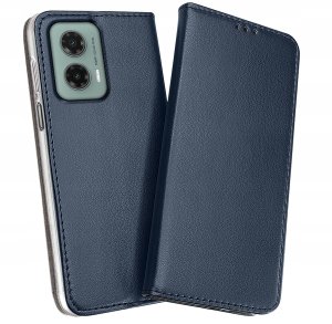 krainaGSM ETUI SKÓRZANE do Motorola Moto G35 5G MAGNETYCZNE BOOK CASE TOKRA SZKŁO 9H 5