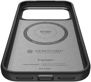 Etui Spigen Enzo Aramid T Mag MagSafe do Apple iPhone 17 Pro Max Black 5