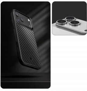 Etui Spigen Enzo Aramid T Mag MagSafe do Apple iPhone 17 Pro Max Black 8