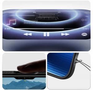 Etui Spigen Liquid Air do Apple iPhone 17 Pro Matte Black 14