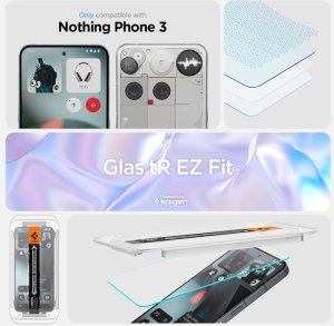 Szkło hartowane Spigen Glas.tr ez Fit do Nothing Phone 3 Clear [2 PACK] 8