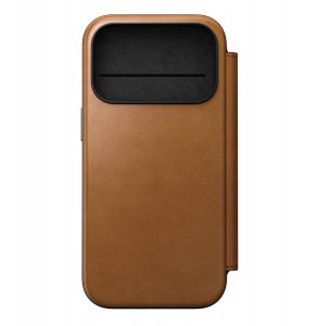 Nomad Modern Leather Folio, english tan - iPhone 17 Pro 13