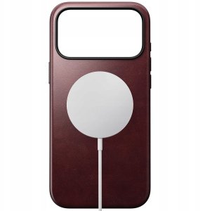 Nomad Modern Leather Case, burgundy (Horween) - iPhone 17 Pro Max 4
