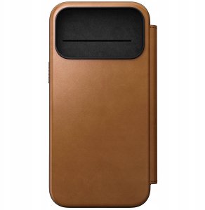 Nomad Modern Leather Folio, english tan - iPhone 17 Pro Max 13
