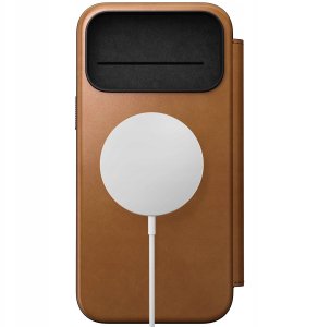 Nomad Modern Leather Folio, english tan - iPhone 17 Pro Max 9