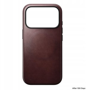 Nomad Modern Leather Case, burgundy (Horween) - iPhone 17 Pro 3