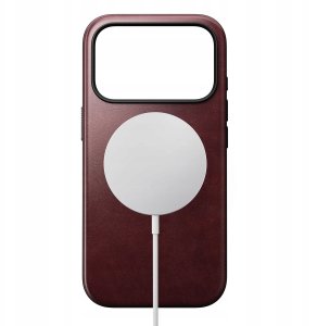 Nomad Modern Leather Case, burgundy (Horween) - iPhone 17 Pro 4