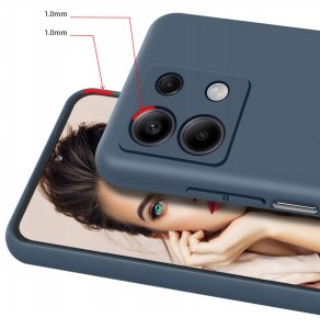 Etui do Xiaomi Redmi Note 13 5G CASE Silicone ELASTYCZNE + Szkło 9H 2