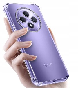 krainaGSM Etui do Oppo Reno 12 F 5G | 12 FS 5G ANTI-SHOCK CLEAR CASE + Szkło 9H 2