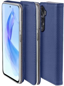 Etui Honor 90 Lite 5G SMART MAGNET CASE PORTFEL + SZKŁO 9H 6