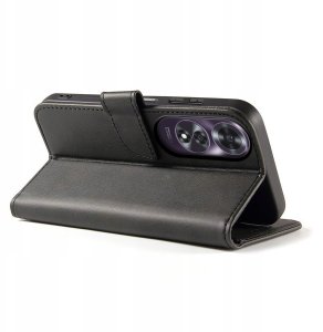 Etui do Oppo A60 4G Skórzane PORTFEL SKIN CASE + Szkło OCHRONNE 9H 6