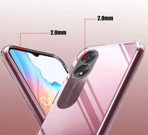 Etui do Oppo A38 4G WZMACNIANE 360 CLEAR + Szkło 9H 2
