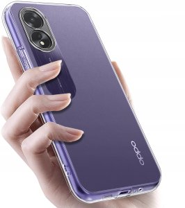 Etui do Oppo A38 4G WZMACNIANE 360 CLEAR + Szkło 9H 5