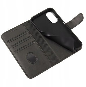 Etui do Oppo A58 4G Skórzane PORTFEL SKIN CASE + Szkło 9H 4