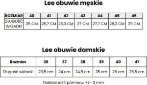 Buty męskie Lee Luka Low czarne 50253034 11A 43 7