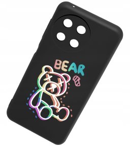 krainaGSM Etui do Realme 11 4G CASE WZORY MATT PLECKI + SZKŁO OCHRONNE 9H 3