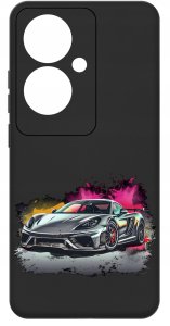 krainaGSM ETUI do Oppo Reno11 F 5G WZORY | SILIKONOWE MATT CASE + SZKŁO HARTOWANE 9H 3