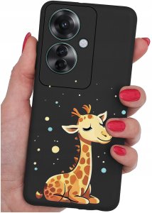 ETUI do Oppo Reno11 F 5G WZORY | SILIKONOWE MATT CASE + SZKŁO HARTOWANE 9H 2