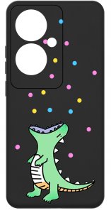 ETUI do Oppo Reno11 F 5G WZORY | SILIKONOWE MATT CASE + SZKŁO HARTOWANE 9H 3