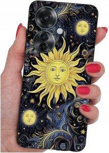 ETUI do Oppo Reno11 F 5G WZORY | SILIKONOWE MATT CASE + SZKŁO HARTOWANE 9H 2