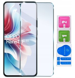 krainaGSM ETUI do Oppo Reno11 F 5G wzory | SILIKONOWE MATT CASE + SZKŁO HARTOWANE 9H 4