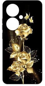 ETUI do Oppo Reno11 F 5G WZORY | SILIKONOWE MATT CASE + SZKŁO HARTOWANE 9H 3