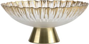Patera szklana na złotej nodze 180031 3
