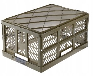 Saliekama kaste ar kravnesibu lidz 50kg Ben 54x37x28cm 45L olivu krasa  4052396121681 2