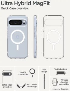Etui Spigen Ultra Hybrid MAG MagSafe do   Google Pixel 10 Pro XL bialy 2