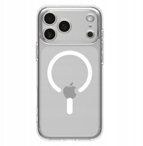 Spigen Etui Ultra Hybrid MagSafe na iPhone 17 Pro - przezroczysto-białe 2