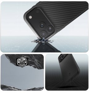 Etui Spigen Enzo Aramid "T" MagSafe na iPhone 17 Pro - czarne 2