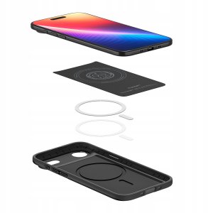 Etui Spigen Thin Fit MagSafe na iPhone 17 Air - czarne 5