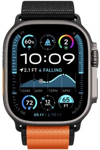 Spigen Pasek Spigen WBF1 Band do Apple Watch 6/7/8/9/10/SE/Ultra 1/2 44/45/46/49mm Black/orange 4