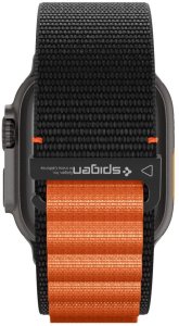 Spigen Pasek Spigen WBF1 Band do Apple Watch 6/7/8/9/10/SE/Ultra 1/2 44/45/46/49mm Black/orange 5