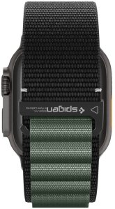 Spigen Pasek Spigen WBF1 Band do Apple Watch 6/7/8/9/10/SE/Ultra 1/2 44/45/46/49mm Black/green 5