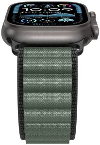 Spigen Pasek Spigen WBF1 Band do Apple Watch 6/7/8/9/10/SE/Ultra 1/2 44/45/46/49mm Black/green 7